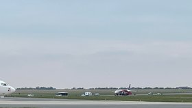 Anonym ohlásil bombu na palubě letadla z Varšavy do Prahy. (20. dubna 2022)