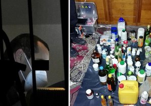 Při zásahu v pražských Letňanech policisté zadrželi muže, který uchovával v bytě i ve sklepě výbušniny.