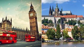 Bydlet v Praze a létat denně do Londýna je prý levnější než bydlet přímo v Londýně.