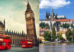 Bydlet v Praze a létat denně do Londýna je prý levnější než bydlet přímo v Londýně.