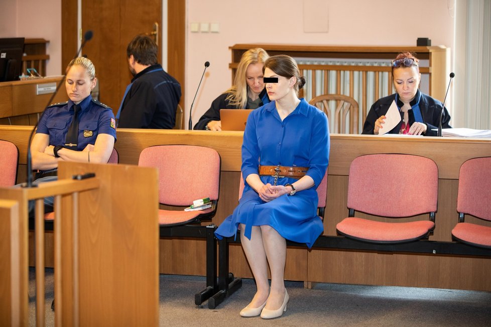 Magdalena Š. u soudu (15. května 2023)