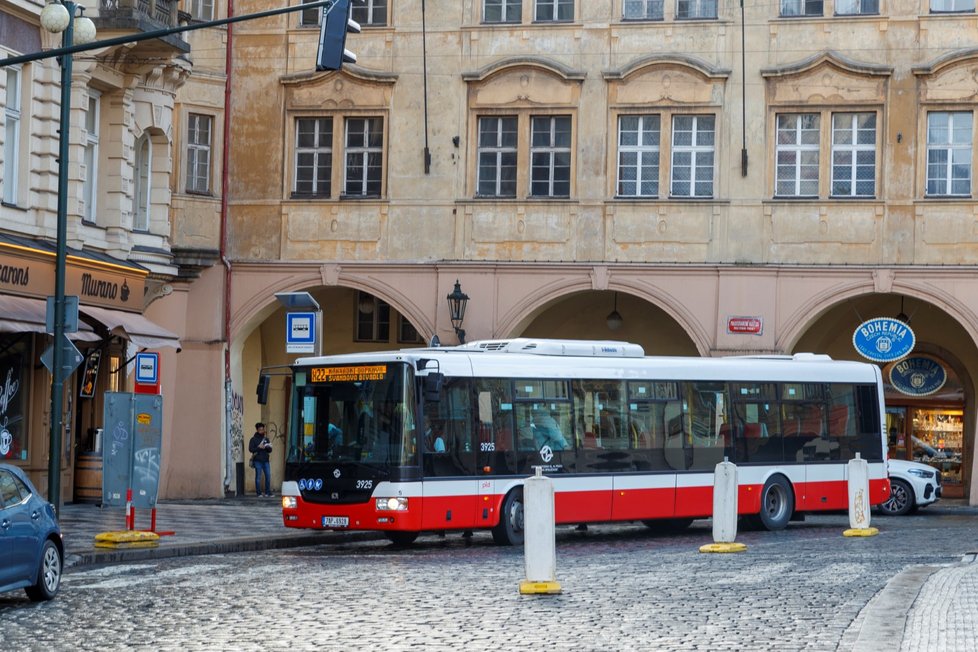 Práce na Malé Straně. (30. ledna 2023)