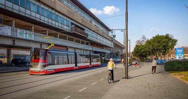 Tramvajová trať z Malovanky na Strahov