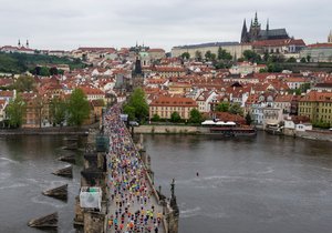 Pražský maraton a mistrovství ČR, 7. května 2023, Praha.
