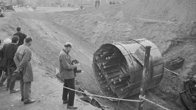 20. ledna 1969 začala ražba prvních tunelů pražského metra.