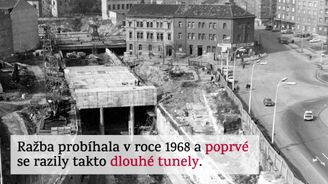 Metro v Praze jezdí už 40 let. Podívejte se, jak probíhala jeho výstavba