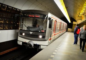 Pražské metro.