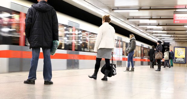 Pražské metro.