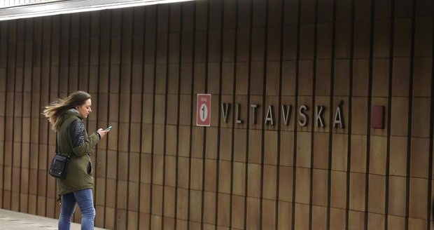 Pražské metro.