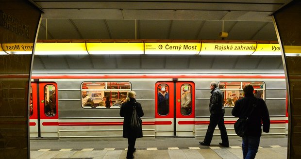 Pražské metro.