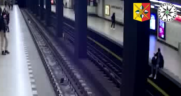 Incident v metru na hlavním nádraží v Praze (16. ledna 2024)