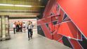 Umělec Pasta Oner tvořil díla v metru dvě noci. Umělec Pasta Oner tvořil díla v metru dvě noci.