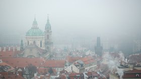 V Praze se uhnízdí nevlídné počasí. Začátek prosince bude mlhavý a promrzlý