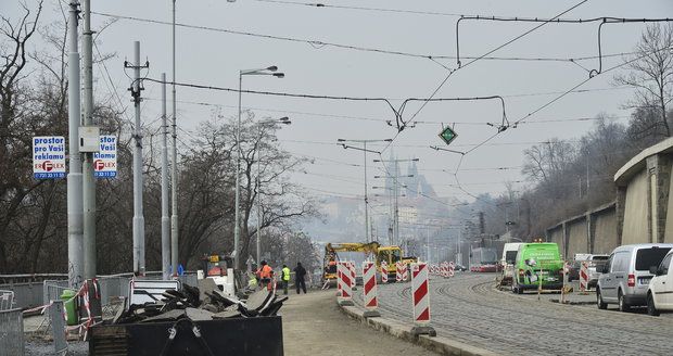 Rekonstrukce na nábřeží Kapitána Jaroše