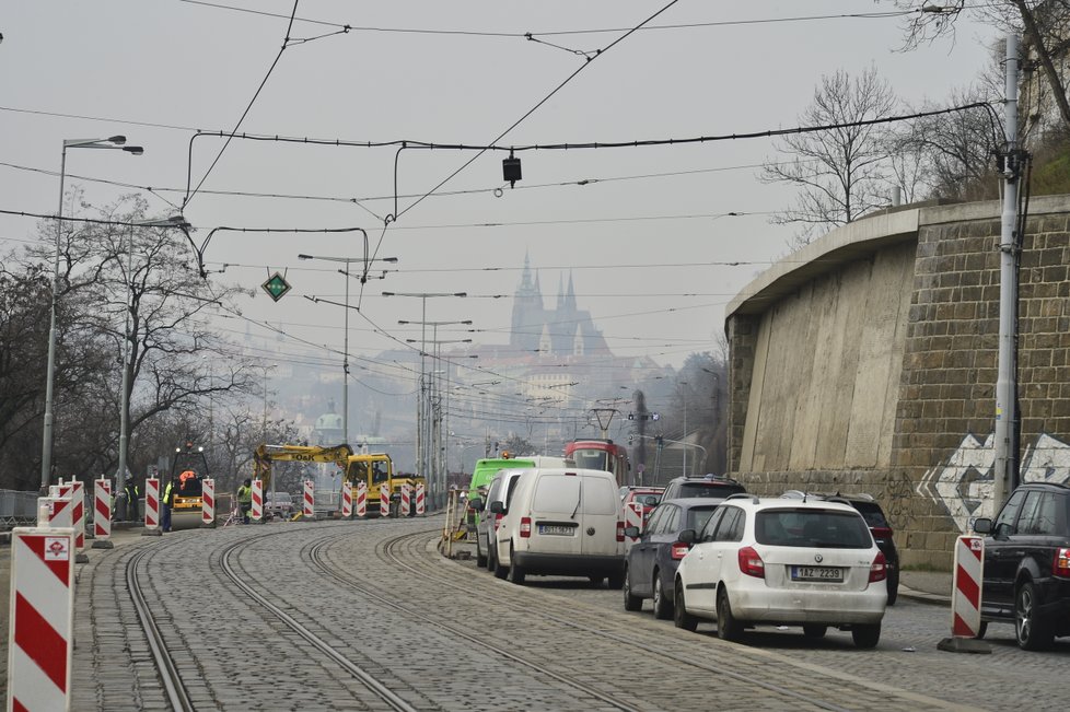 Rekonstrukce na nábřeží Kapitána Jaroše