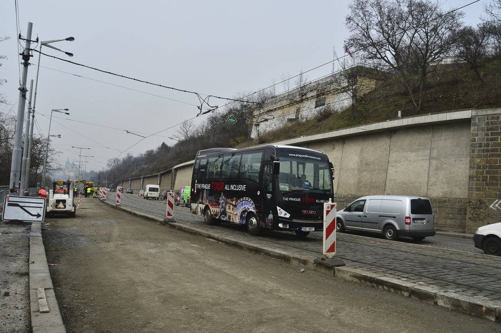 Rekonstrukce na nábřeží Kapitána Jaroše