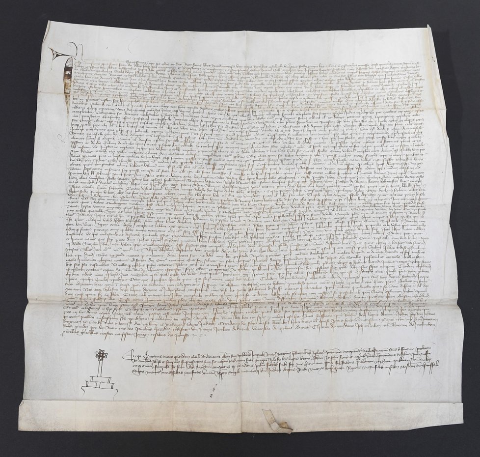Národní knihovna představila 10. června 2019 v Praze vzácný notářský instrument z roku 1406, který získala v aukci a zaplatila za něj včetně aukčních poplatků 18,2 milionu korun. Právní doklad napsaný na pergamenu o rozměrech 54,2 x 52 centimetrů brzy vystaví v Klementinu.