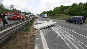 Nehoda na D1. (17. května 2022)