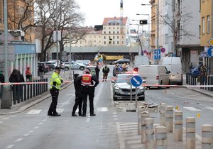 Nehoda v Holešovicích, 16. ledna 2024.