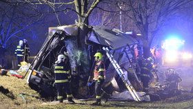 Tragickou nehodu autobusu u Horoměřic zavinila mladá řidička. Na místě zemřela, policie případ odložila