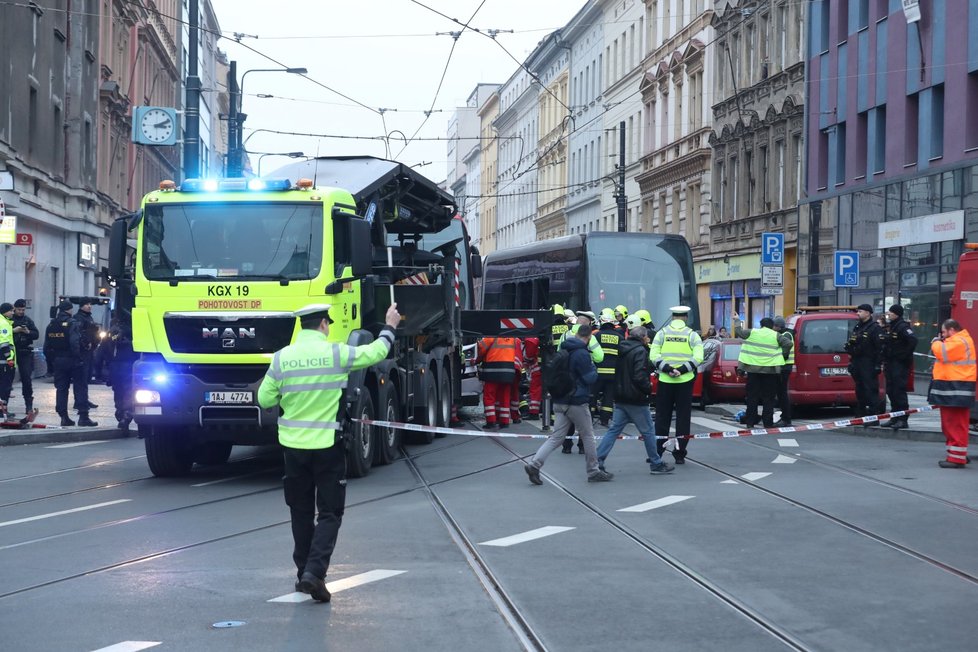 U I. P. Pavlova se srazily dvě tramvaje.