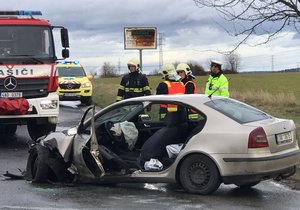Těžká nehoda v Praze 4