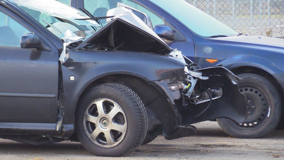 Takto dopadlo auto po vážné nehodě v Nučicích.