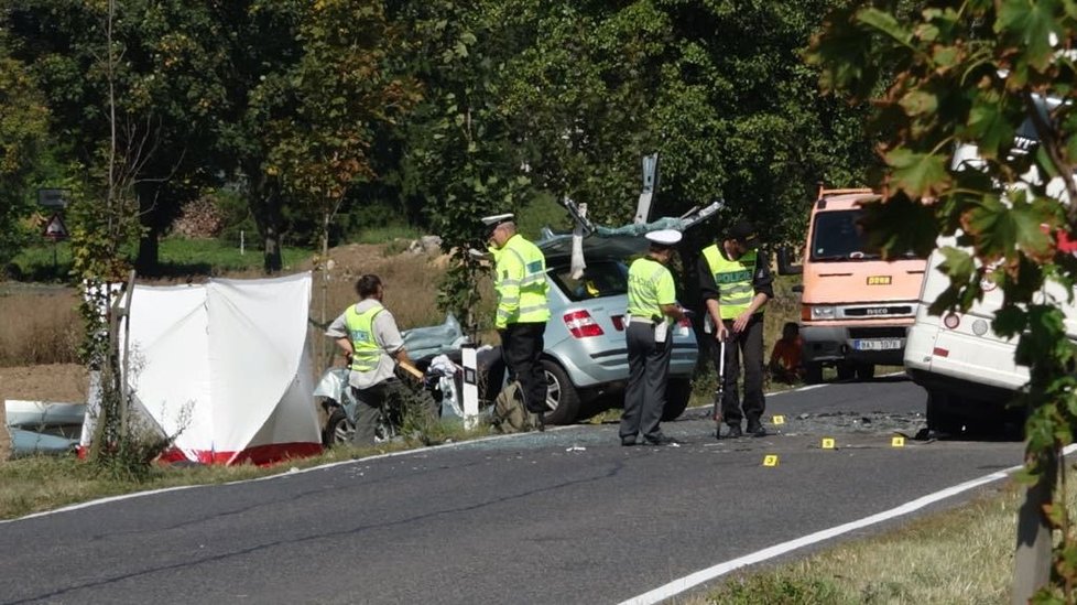 Tragická nehoda v Drahelčicích v Praze - Západ.