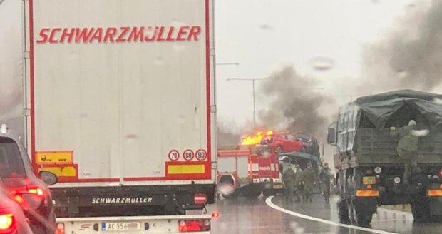 Nehoda na Pražském okruhu, 18. listopadu 2019