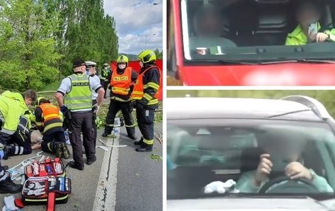 Řidiči si natáčeli tragickou nehodu na Strakonické, při které zemřeli dva muži. (20. května 2021)