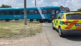Tragédie ve Zloníně: Vlak srazil člověka, na místě zemřel