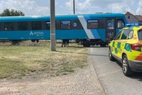 Tragédie ve Zloníně: Vlak srazil člověka, na místě zemřel