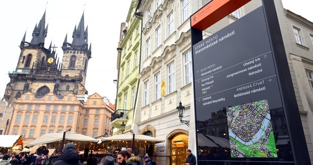 Nová pěší navigace Čitelná Praha, 2. prosince 2025, Praha.