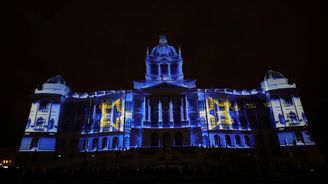 Videomapping na budově Národního muzea místo novoročního ohňostroje