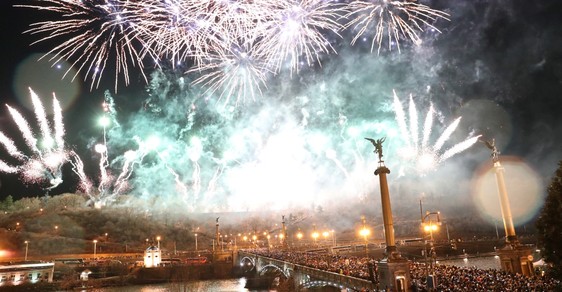 Novoroční ohňostroj v Praze je minulostí - ilustrační snímek