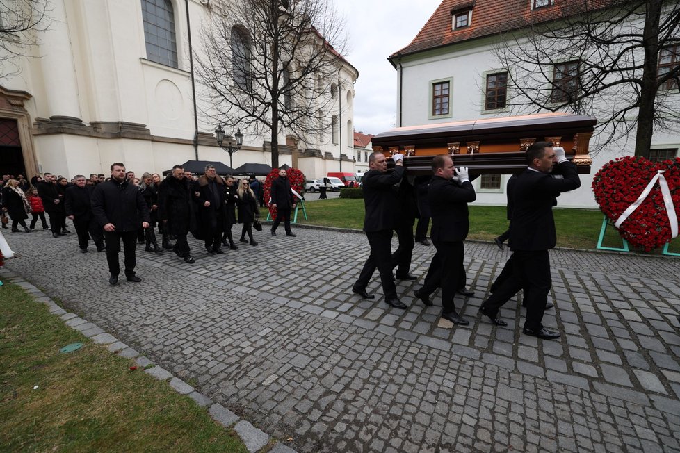 Pohřeb Olgy Kočkové, 23. února 2024.