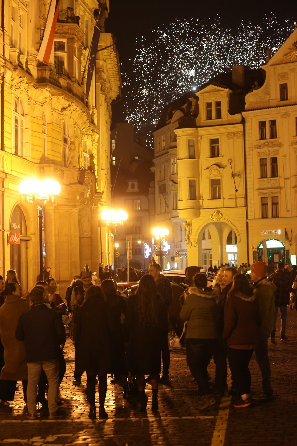 Oslava Silvestra 2021 v Praze
