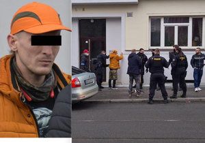 Pražští kriminalisté dopadli muže, který s nožem v ruce přepadl několik žen (6. ledna 2021).