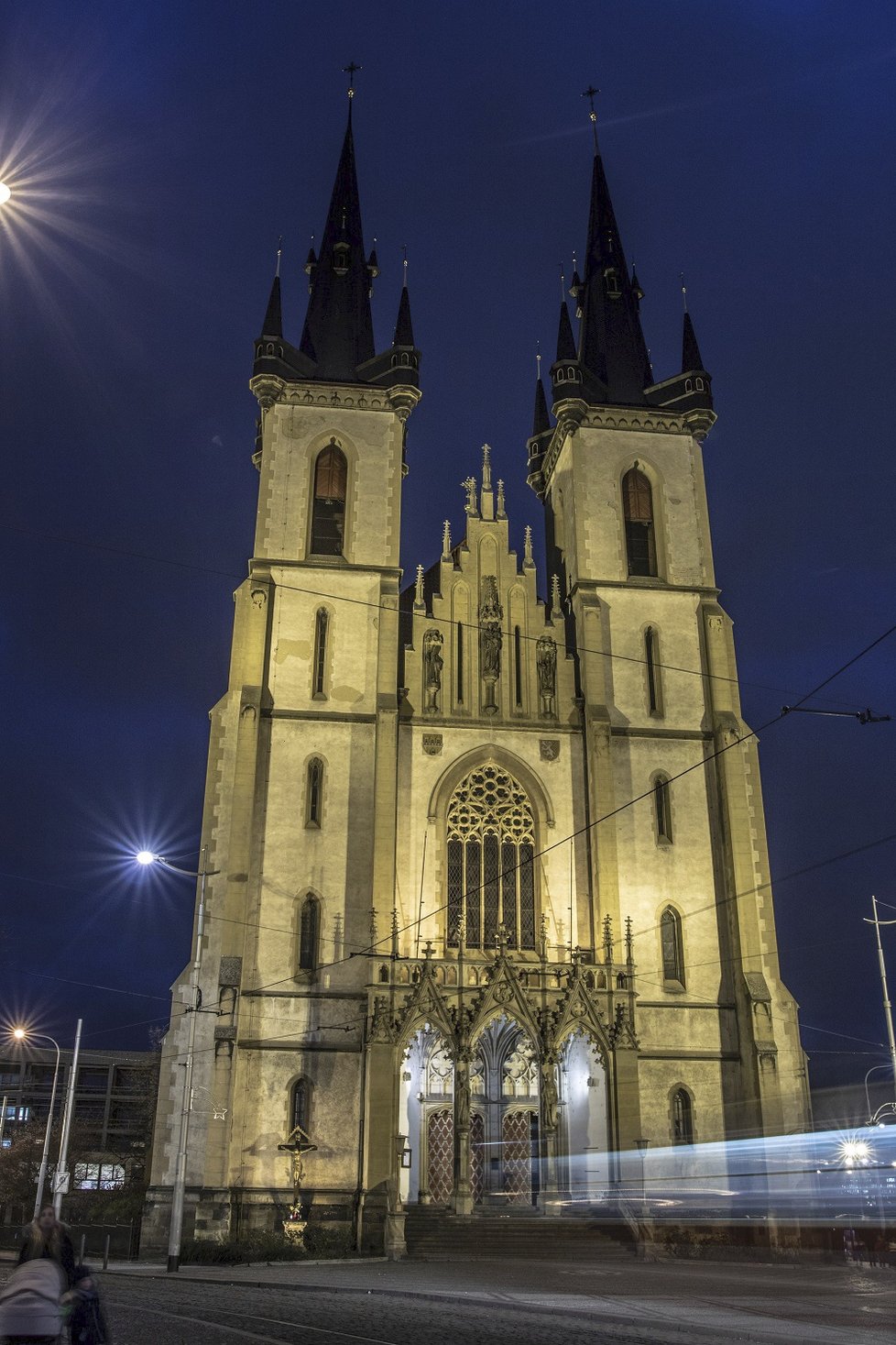 Kostel sv. Antonína na Strossmayerově náměstí.