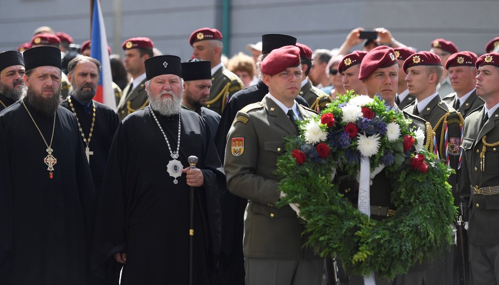 Před chrámem sv. Cyrila a Metoděje v pražské Resslově ulici se 18. června 2019 uskutečnila pietní vzpomínka při příležitosti 77. výročí výročí atentátu na Reinharda Heydricha a smrti československých parašutistů.