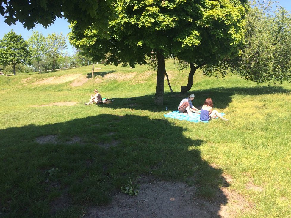 Na Parukářku ve čtvrtek vyrazili maminky s dětmi i studenti