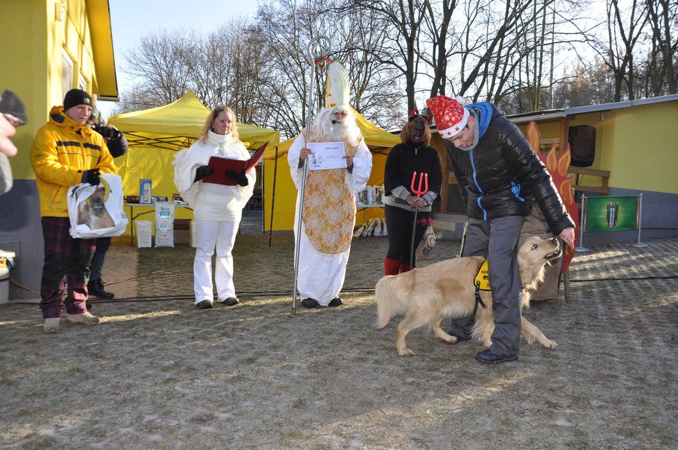 Nadílku dostávají k Mikuláši nejen děti, ale někde i psi.