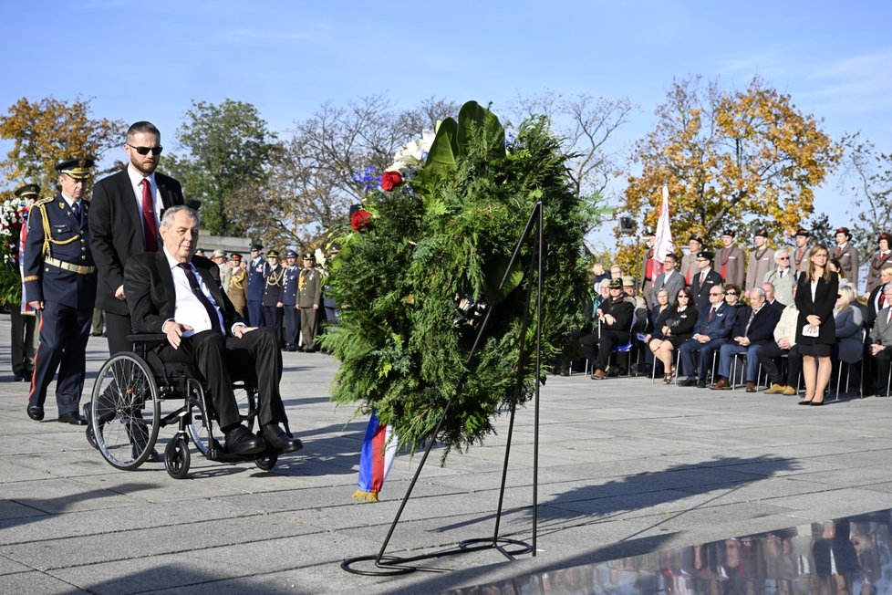 Pietní akt na Vítkově. (28. října 2022)