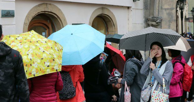 Příští týden očekávejte proměnlivé počasí. Připravte se na déšť, slunce se ukáže jen málo.