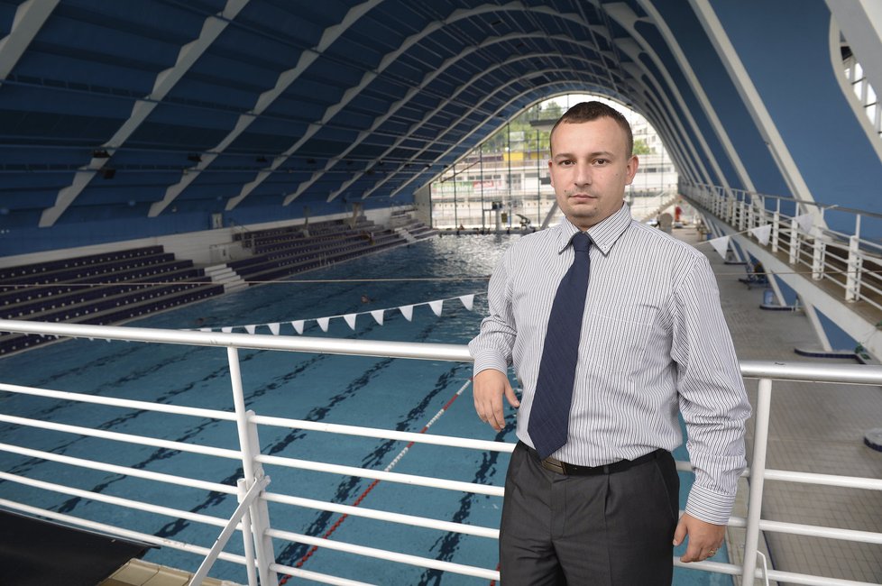 „Na podzim jsme opravili hlediště, dámské parní lázně i pánské sauny,“ říká pověřený ředitel stadionu Jan Bezděk.