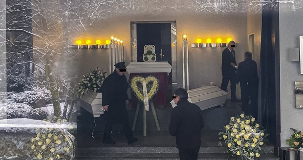 Pohřeb rodiny z pražských Letňan. (12. prosince 2022)