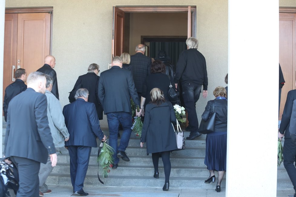 Pohřeb Leoše Středy (14. dubna 2022).