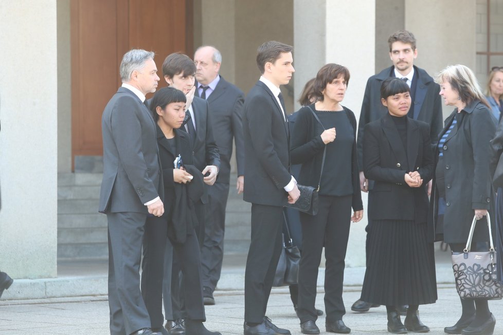 Pohřeb Leoše Středy (14. dubna 2022).