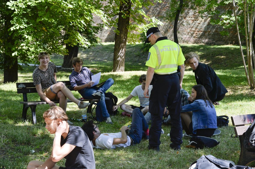 Strážníci se také letos ve velké míře podíleli na kontrolách mladistvých, kteří popíjejí alkohol.