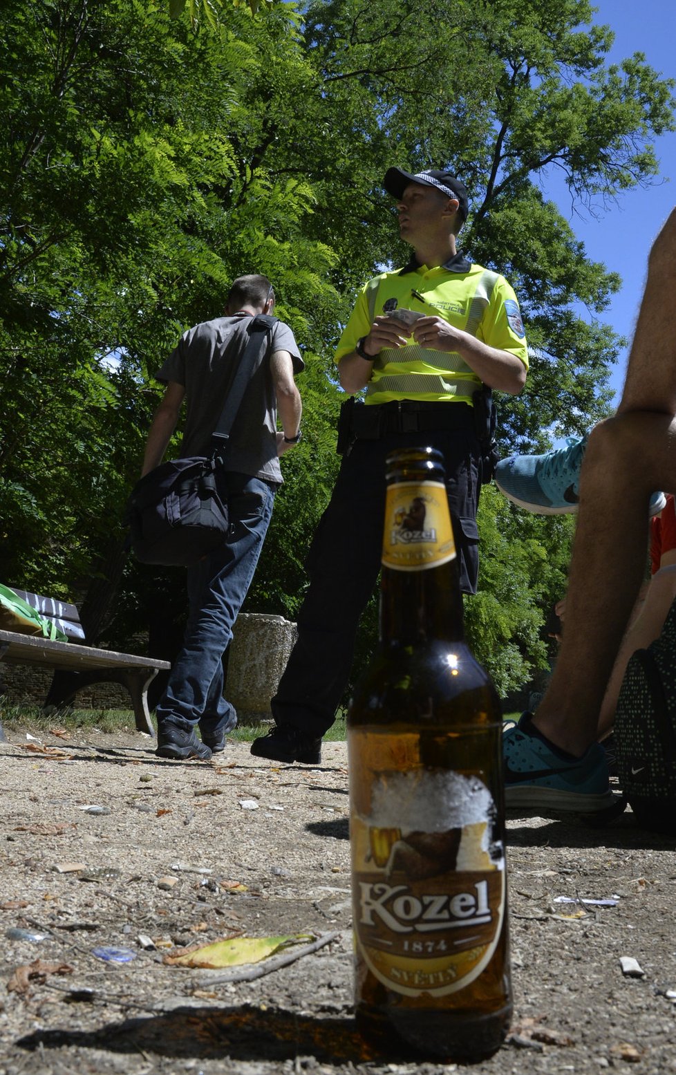 Strážníci se také letos ve velké míře podíleli na kontrolách mladistvých, kteří popíjejí alkohol.